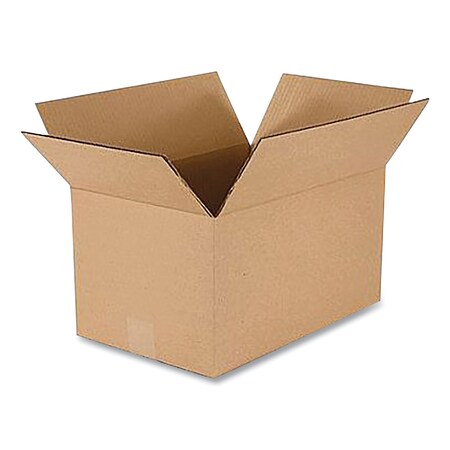 Coastwide Professional Fixed-Depth Shipping Boxes, 200 lb Mullen Rated, RSC, 15 x 10 x 8, Brown Kraft, 25PK 60-151008